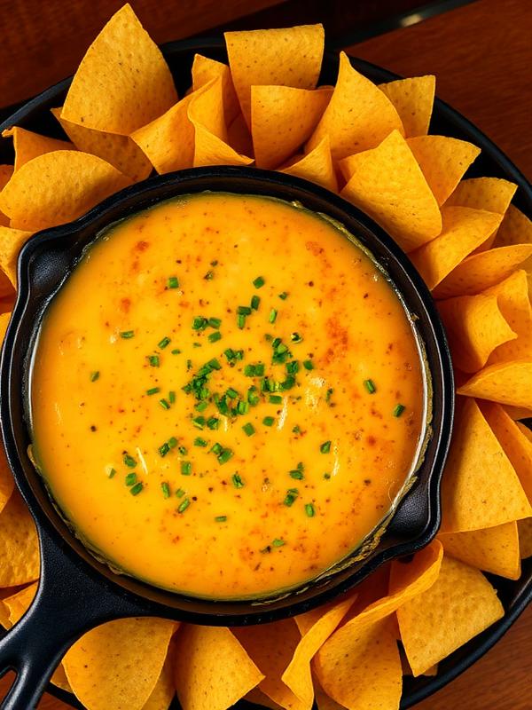 Melted queso dip