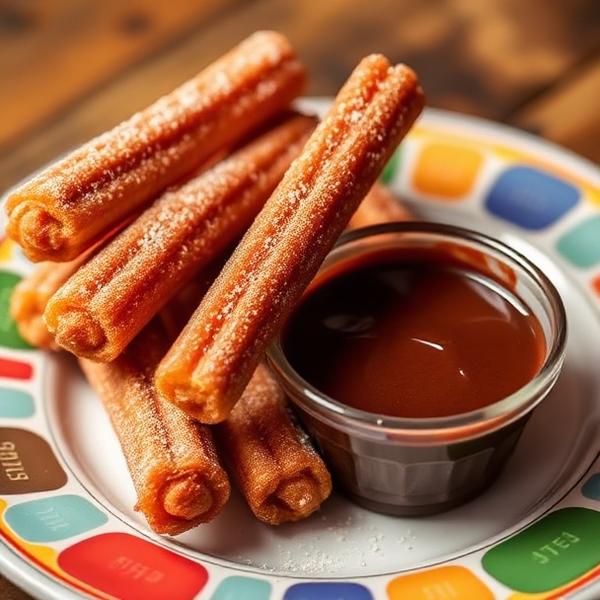 Churros with chocolate